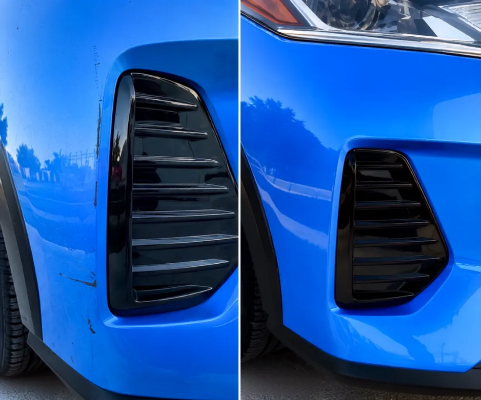 Dent repair with factory color-matched paint by Gonza Repairs