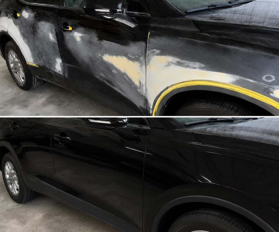 Collision repair and panel refinishing by Gonza Repairs in Miami